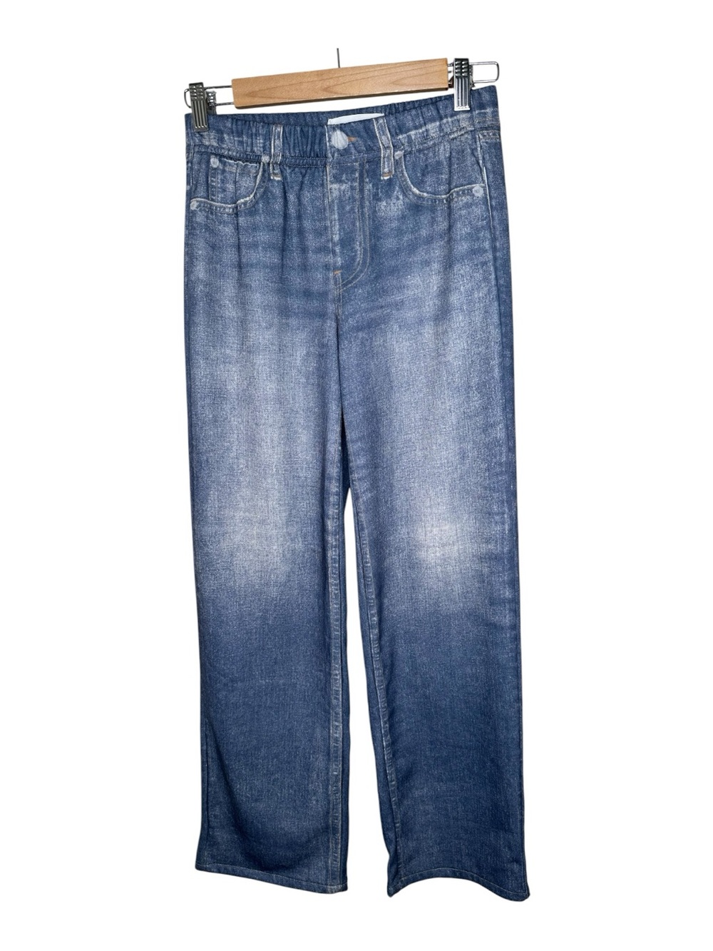 Mila Rosabella Sweatpant Jeans Size Small Dark Blue Straight Leg New - Picture 2 of 9